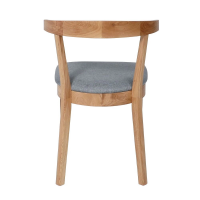 Стул БАРИ, серая рогожка/светлый дуб купить в Минске